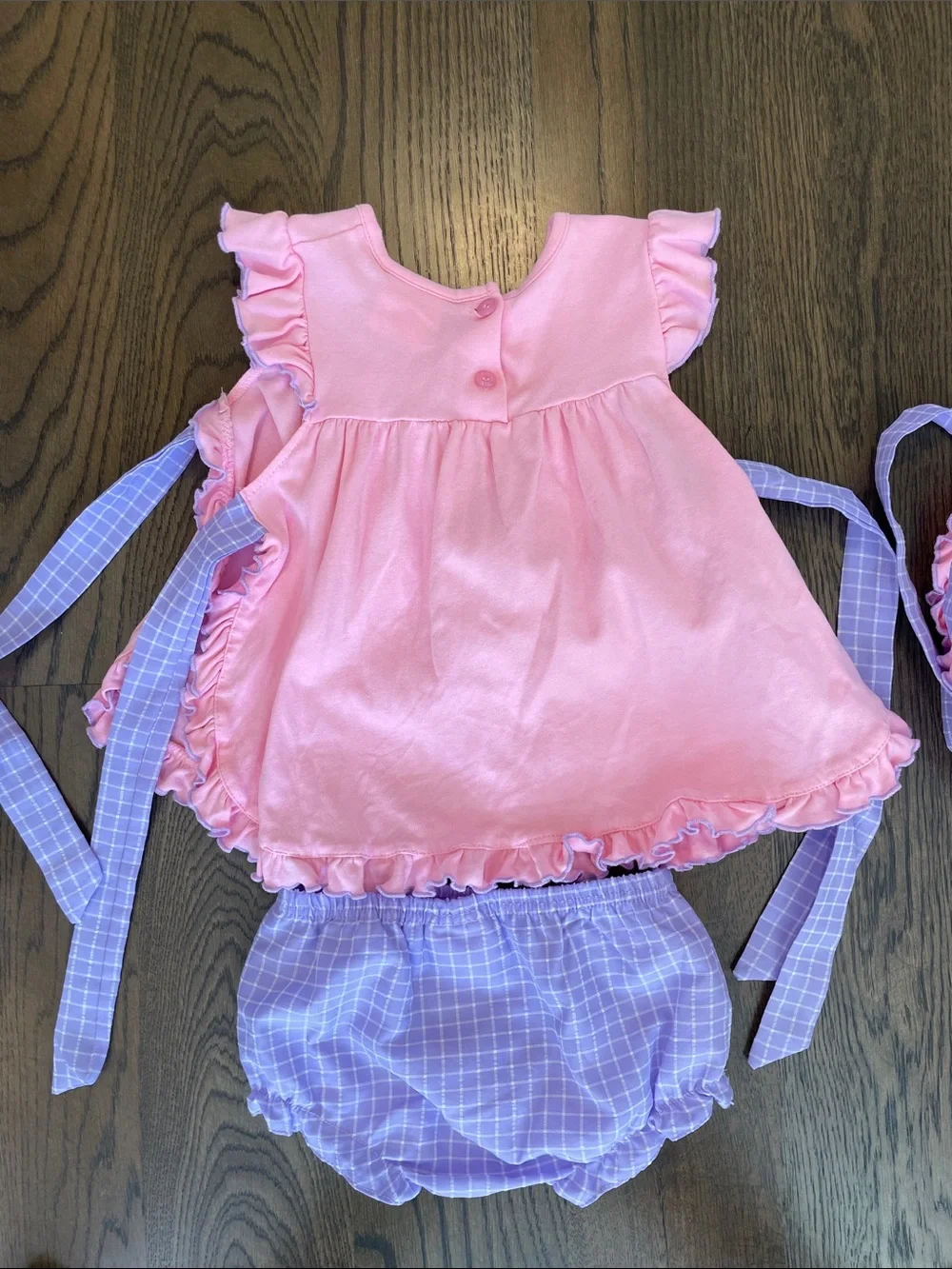 Pink and Lavender Set - Girls' Two-Piece Outfit Sibling Matching